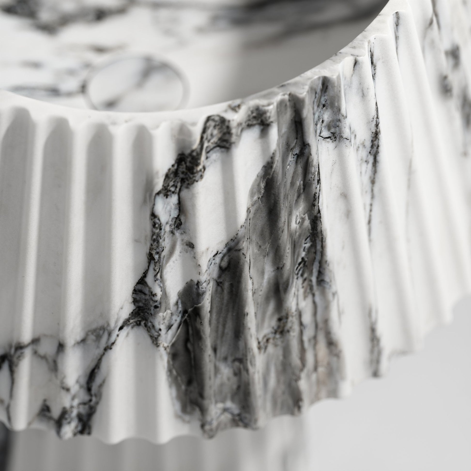 Lamp Arabescato Marble Pedestal Basin 500mm