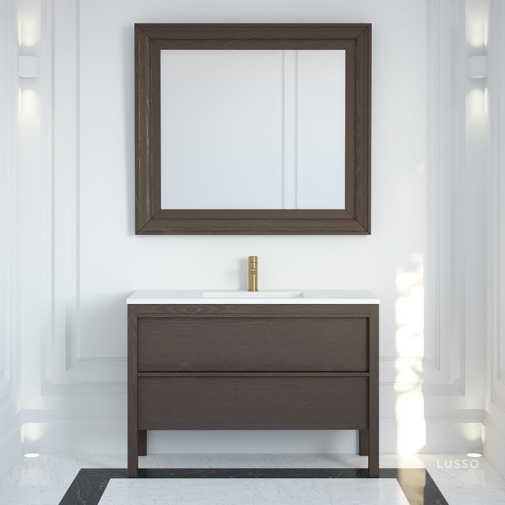 Langham Grey Oak Mirror 1200mm