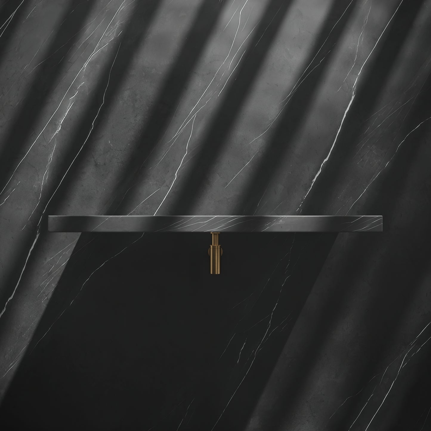 Levitare Grey Pietra Marble Ultra Thin Wall Mounted Basin 1000mm