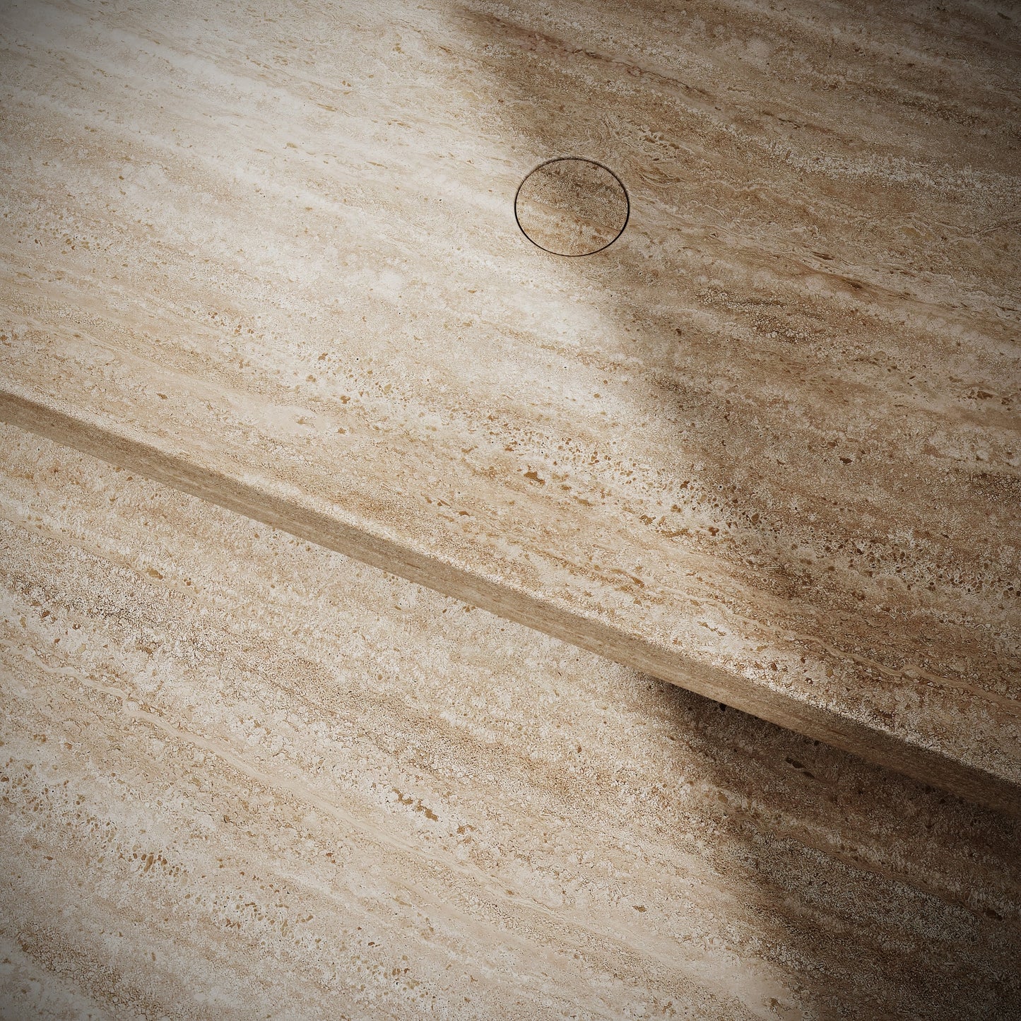 Levitare Travertine Marble Ultra Thin Wall Mounted Basin 800mm