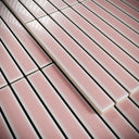 Linear Mosaic Blush Rose Pink Glazed Porcelain Wall Tile 293 x 313mm