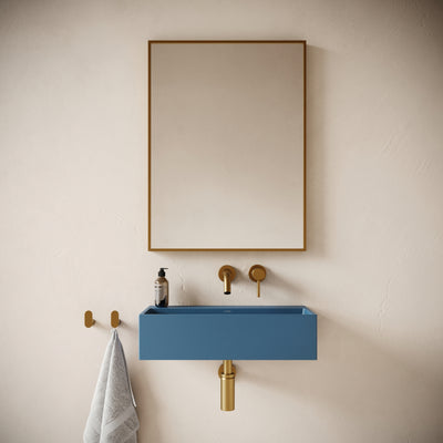 Lineare Azure Concrete Wall Hung Basin 600mm