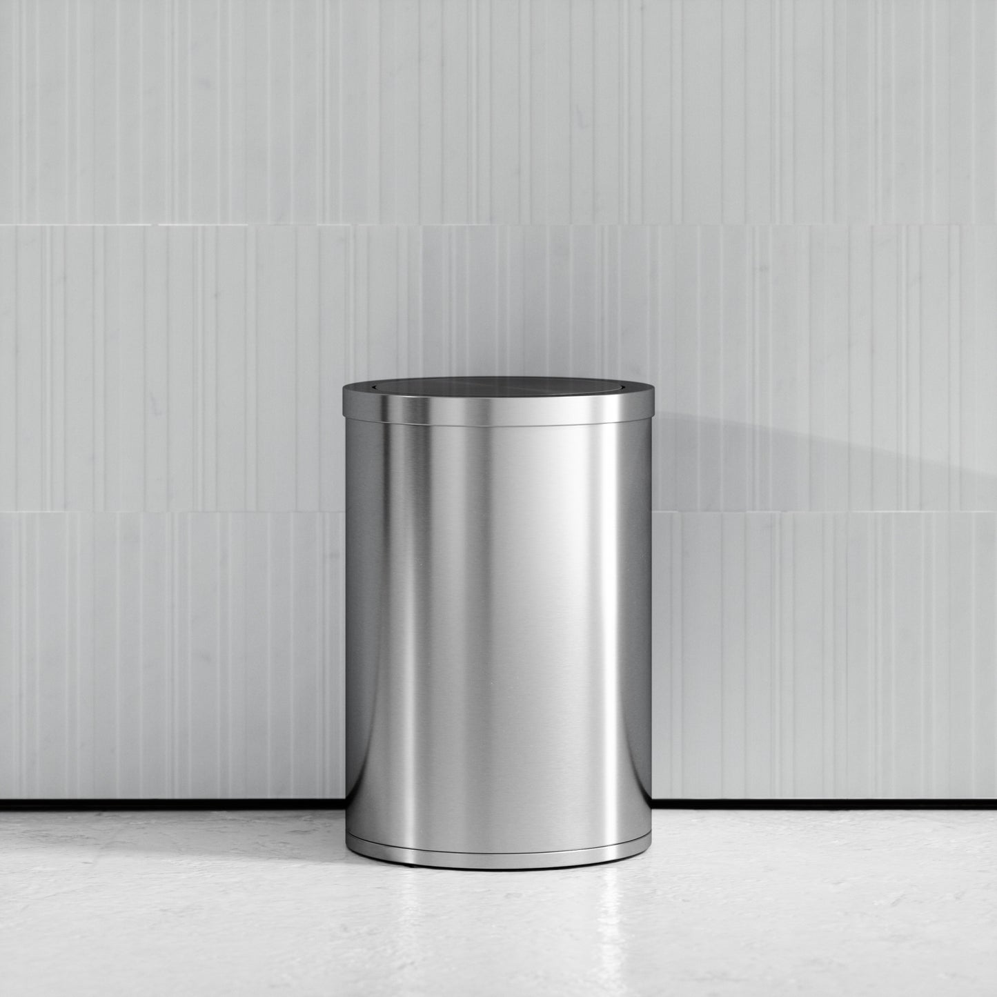 Lusso Cestino Brushed Stainless 9 Litre Swing Lid Bin