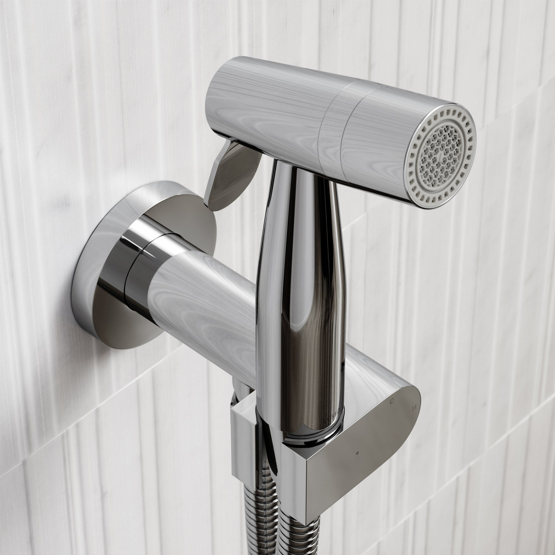 Lusso Chrome Temperature Control Douche Shower Spray Kit