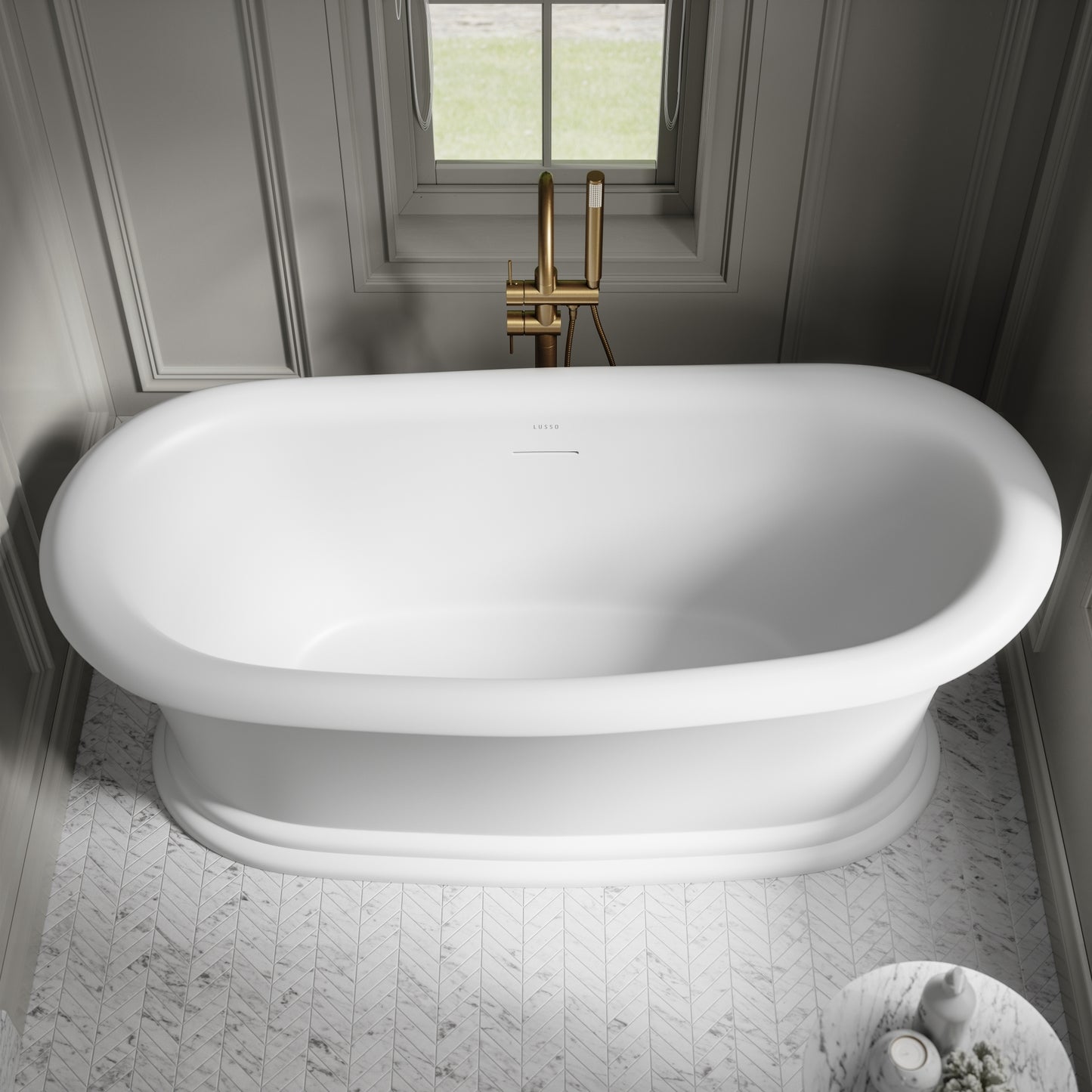 Lusso Light Adler Freestanding Bath 1700mm