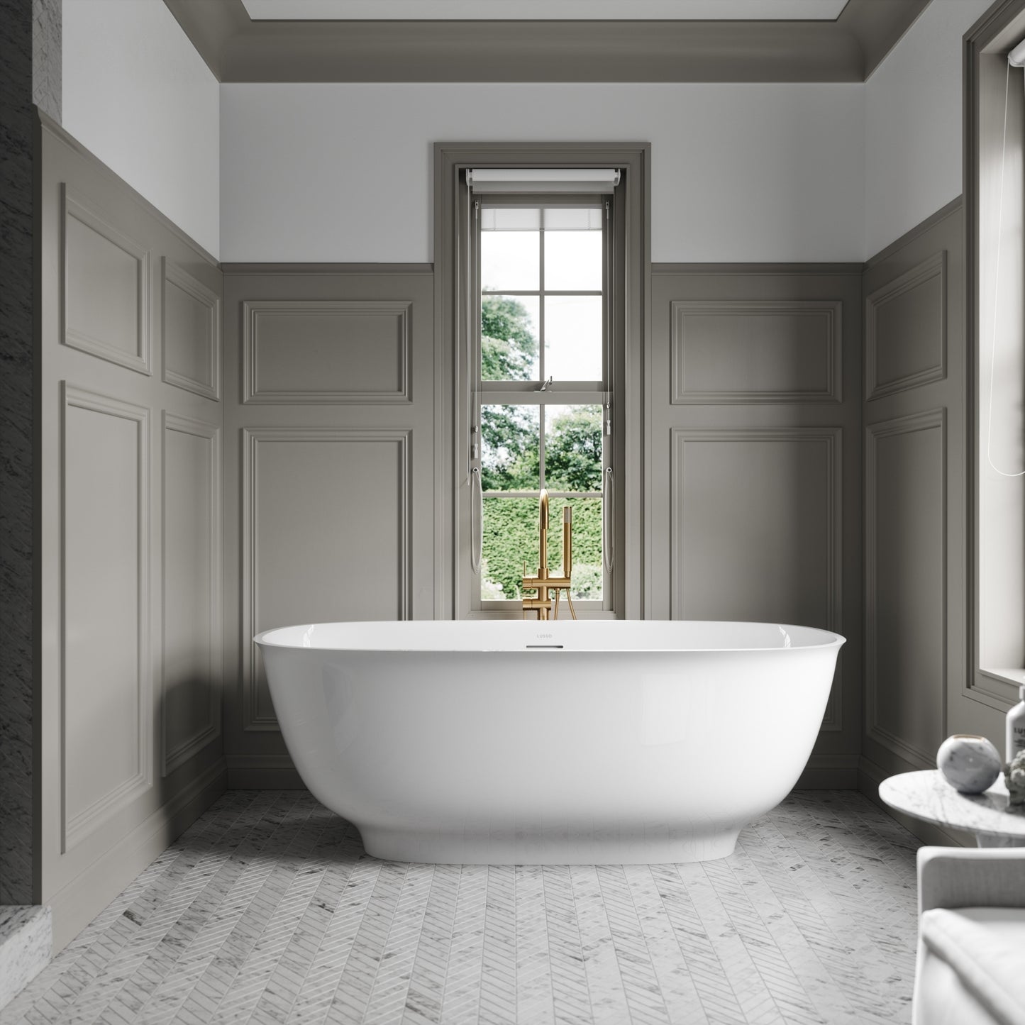 Lusso Light Calabria Freestanding Bath 1700mm
