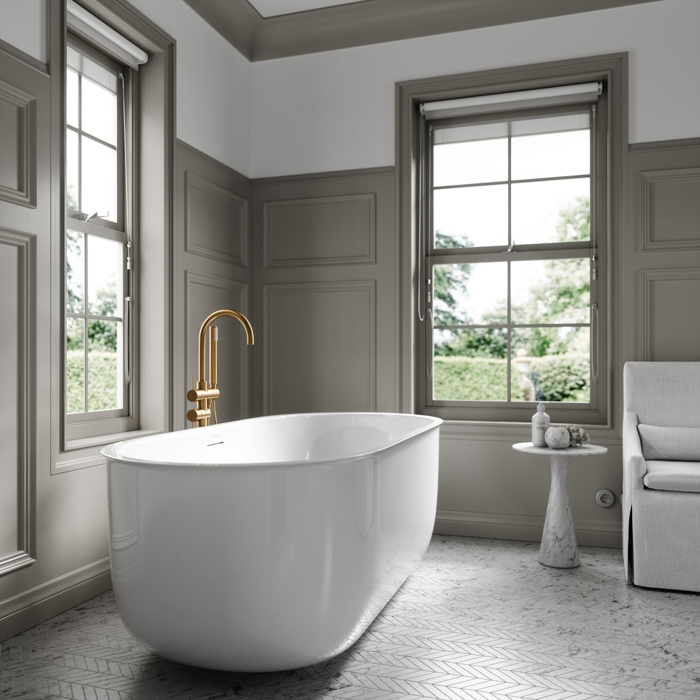 Lusso Light Fellini Freestanding Bath 1700mm