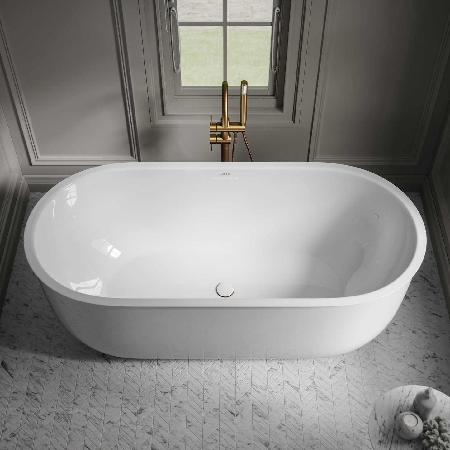 Lusso Light Fellini Freestanding Bath 1700mm