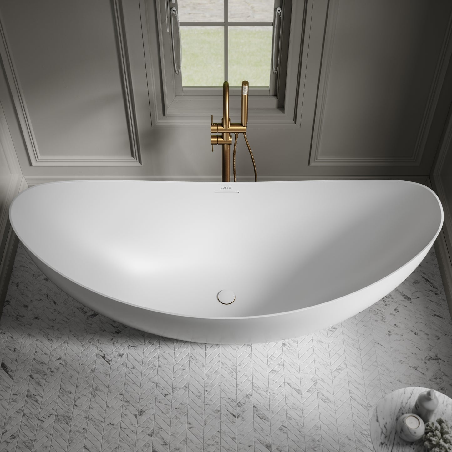 Lusso Light Marconi Freestanding Bath 1800mm