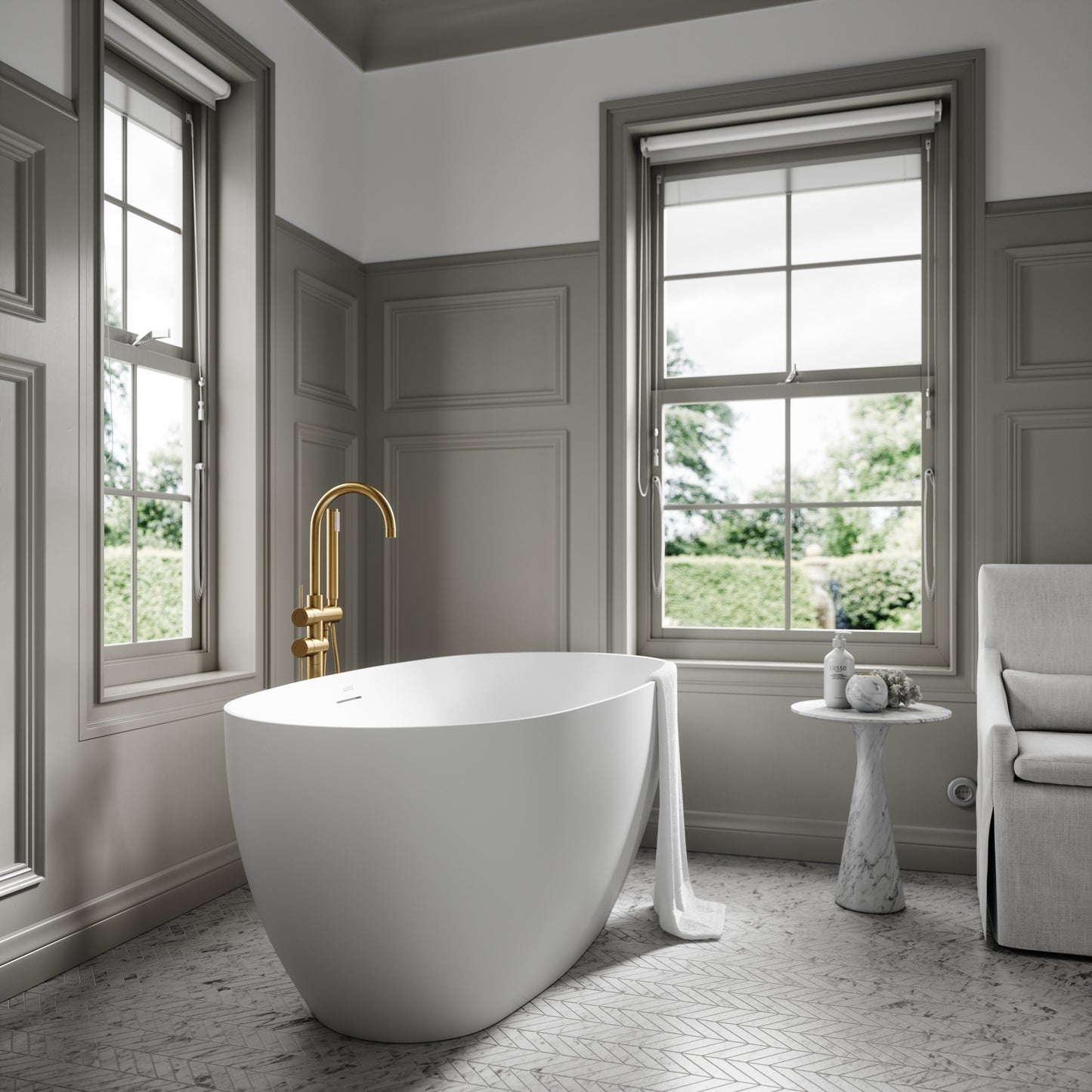 Lusso Light Mimi Freestanding Bath 1500mm