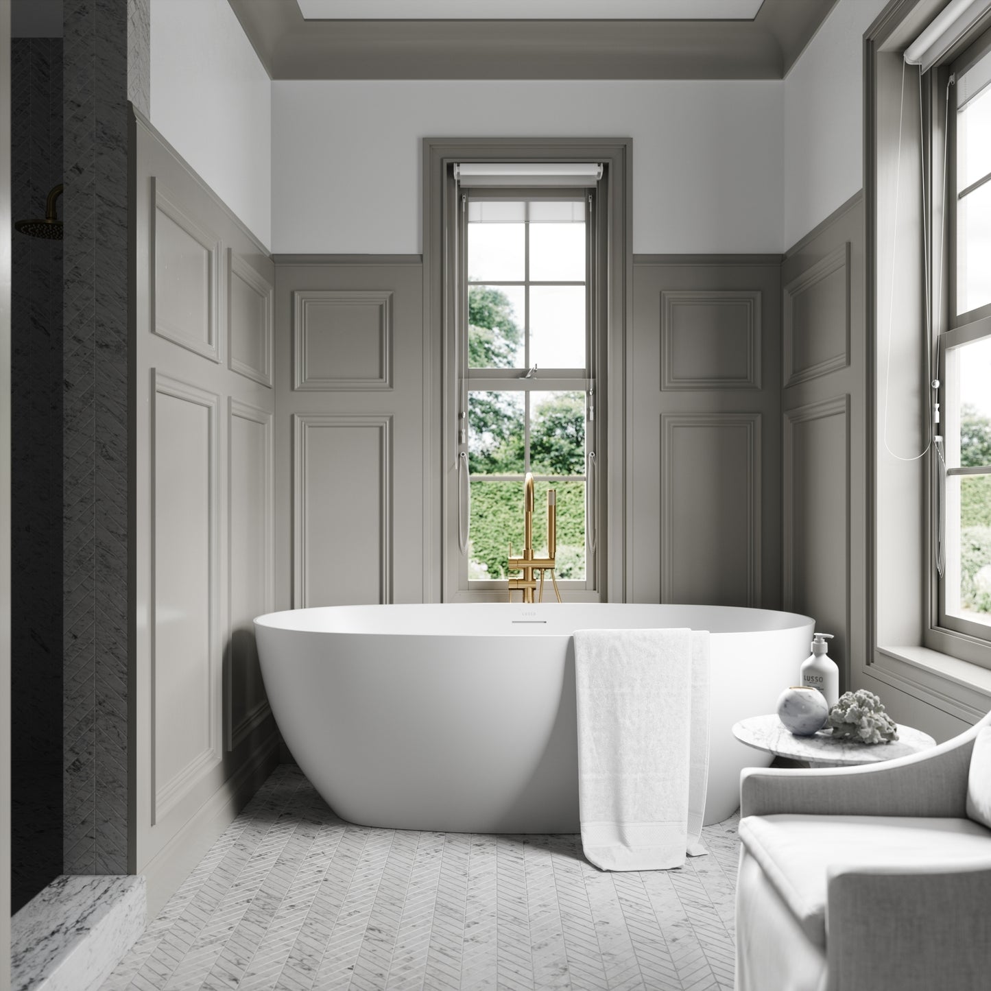 Lusso Light Mimi Freestanding Bath 1700mm