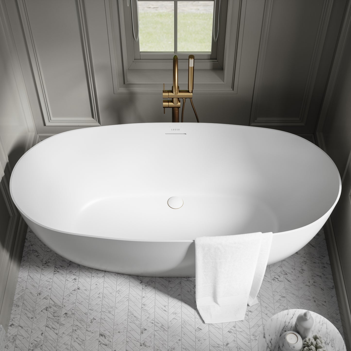 Lusso Light Mimi Freestanding Bath 1700mm