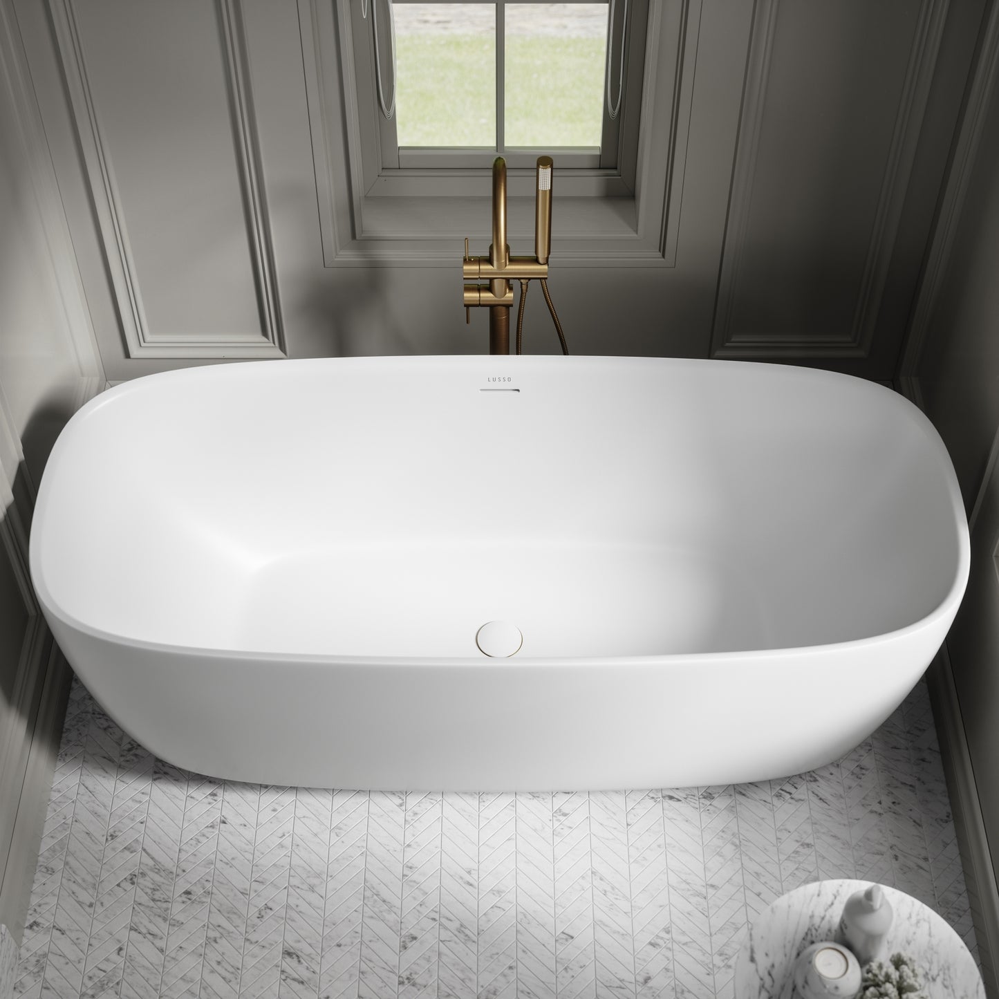 Lusso Light Trocadero Freestanding Bath 1700mm