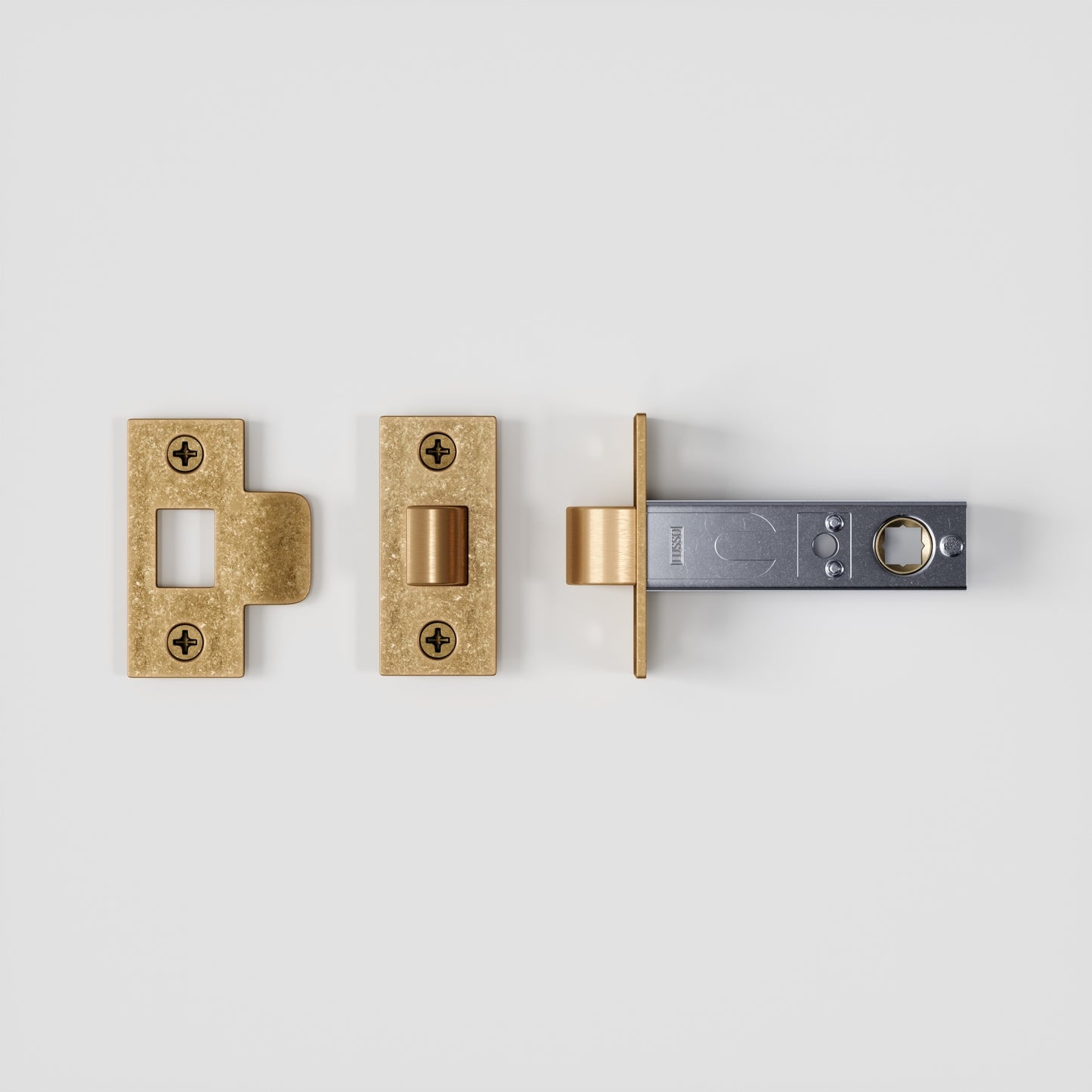 Lusso Tubular Latch for Internal Doors (Aged Bronze)