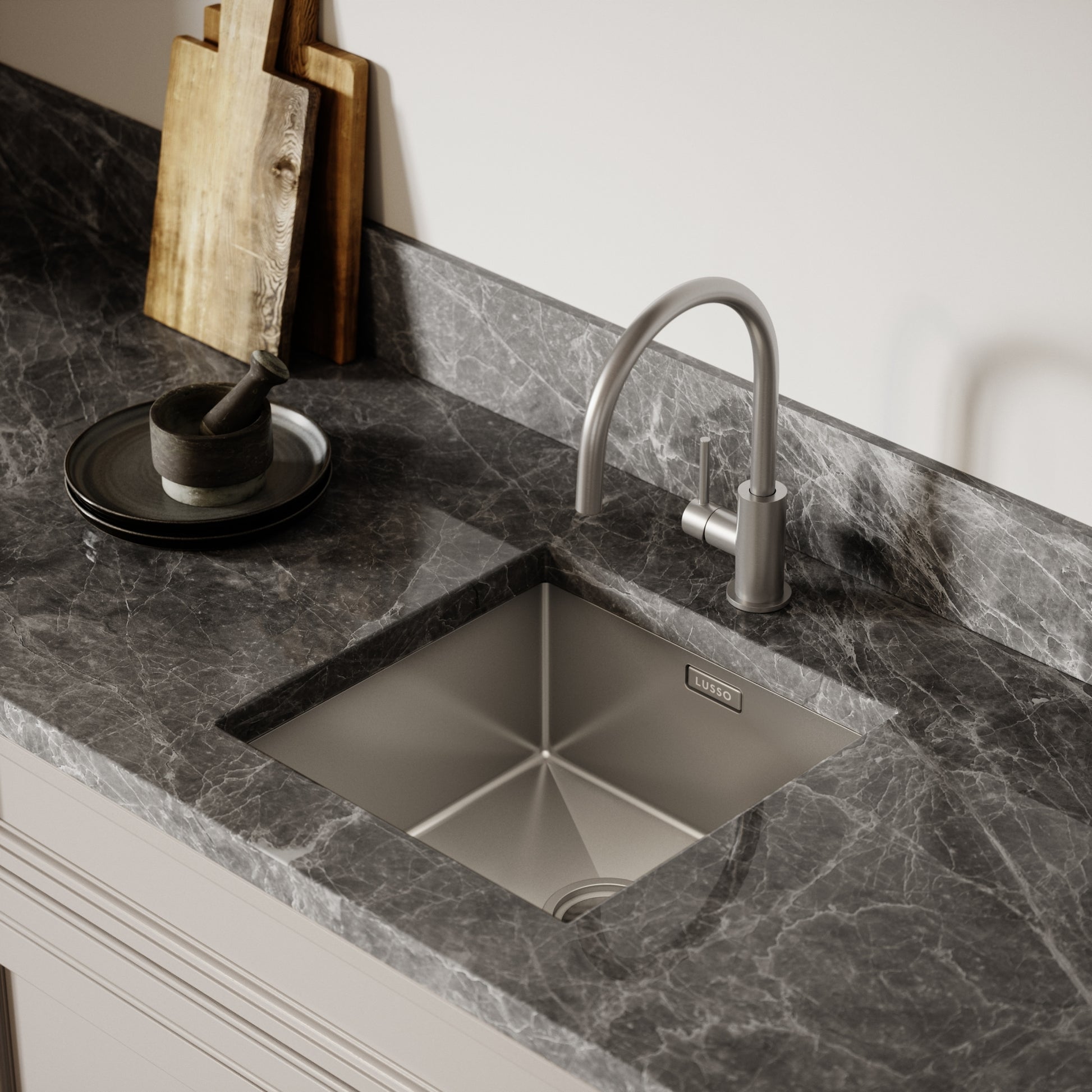 Lusso Vello Undermount Kitchen sink Stainless