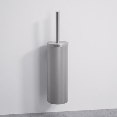 Luxe Brushed Stainless Wall Mounted Toilet Brush
