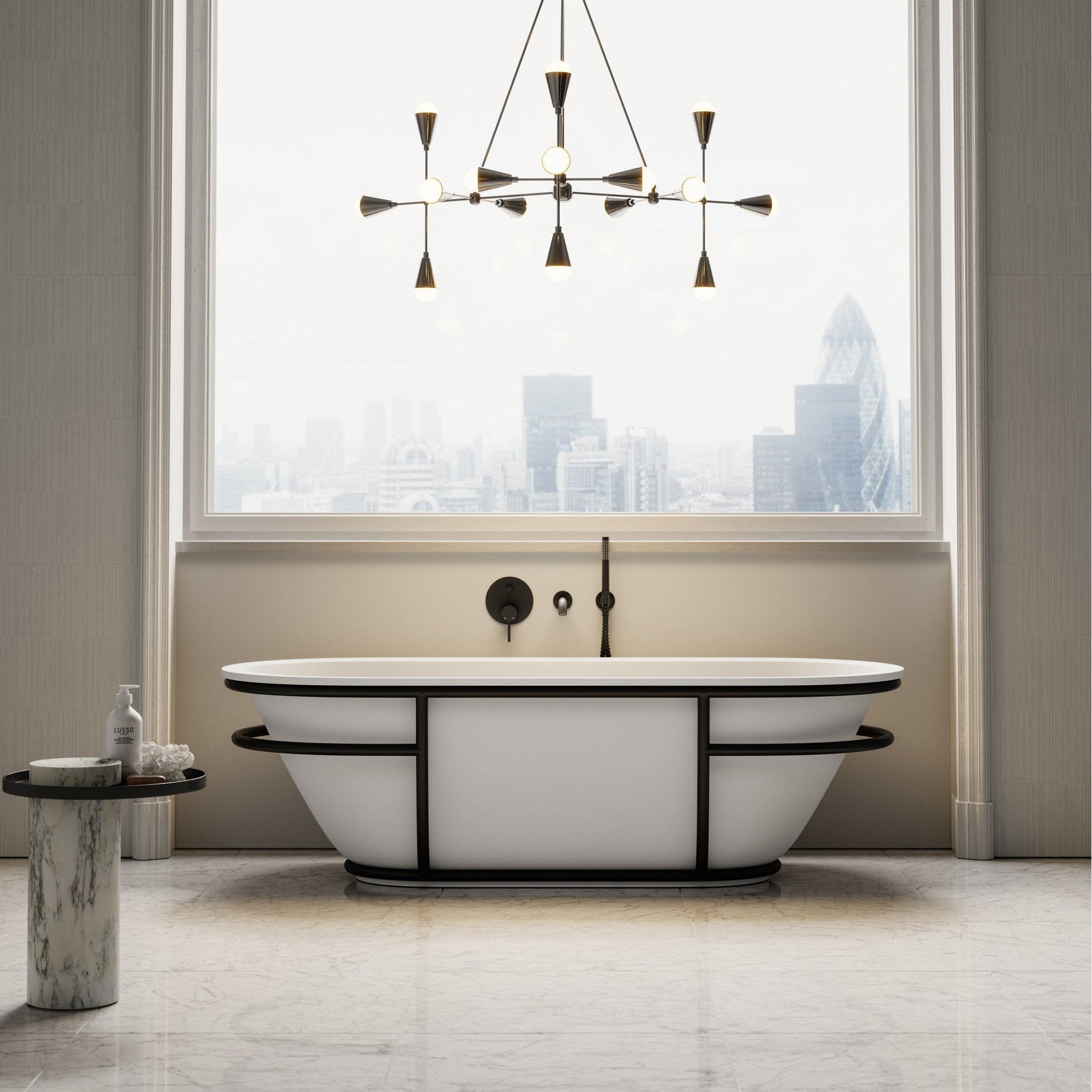 Luxe Freestanding Stone Bath 1800mm