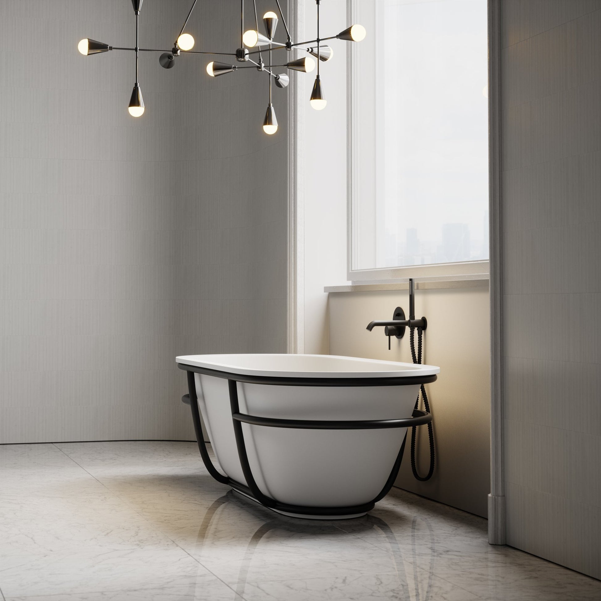 Luxe Freestanding Stone Bath 1800mm