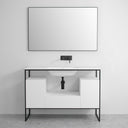 Luxe Matte Black Mirror 1200mm