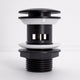 Luxe Matte Black Slotted Click Clack Basin Waste