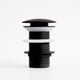 Luxe Matte Black Unslotted Click Clack Basin Waste