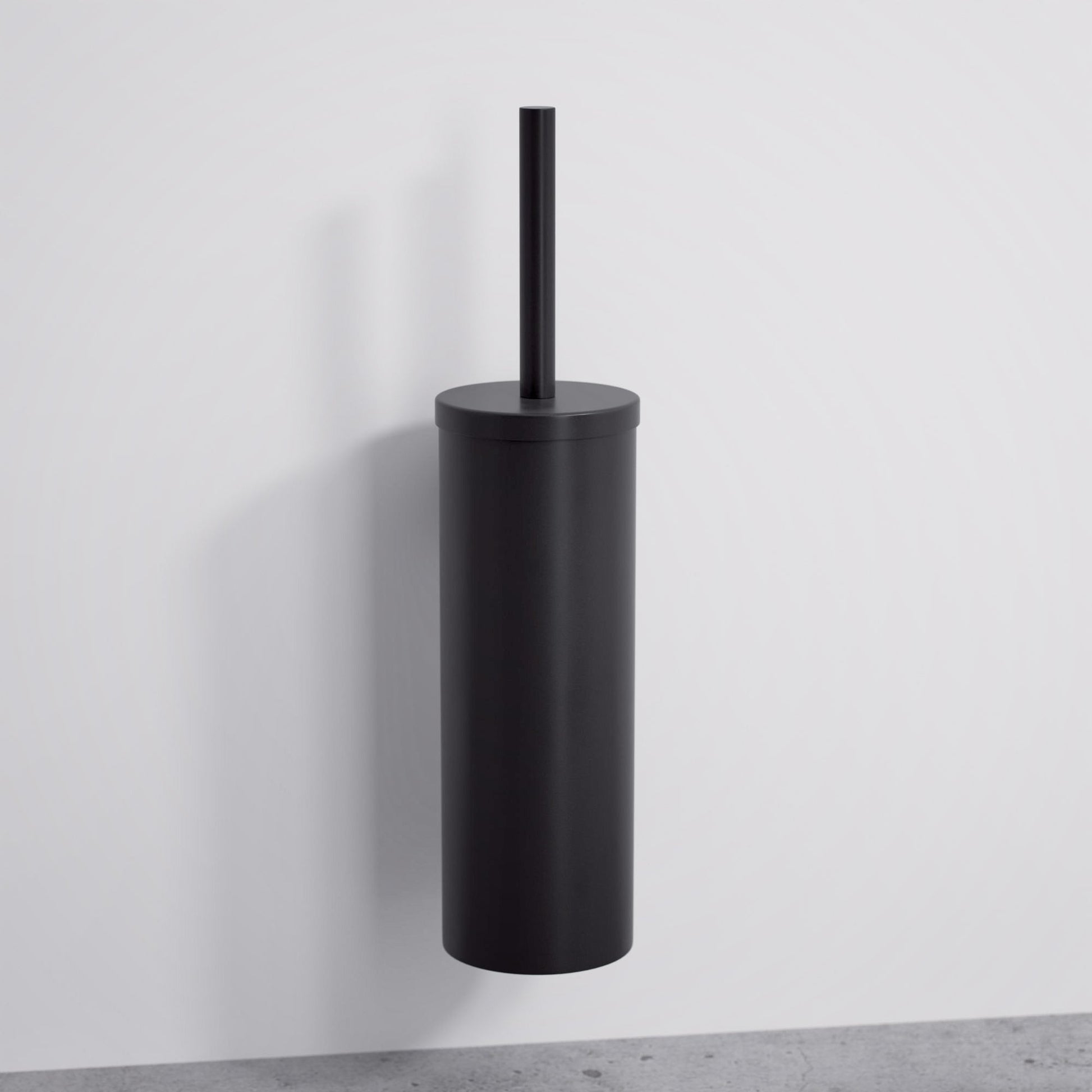 Luxe Matte Black Wall Mounted Toilet Brush