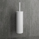 Luxe Matte White Wall Mounted Toilet Brush