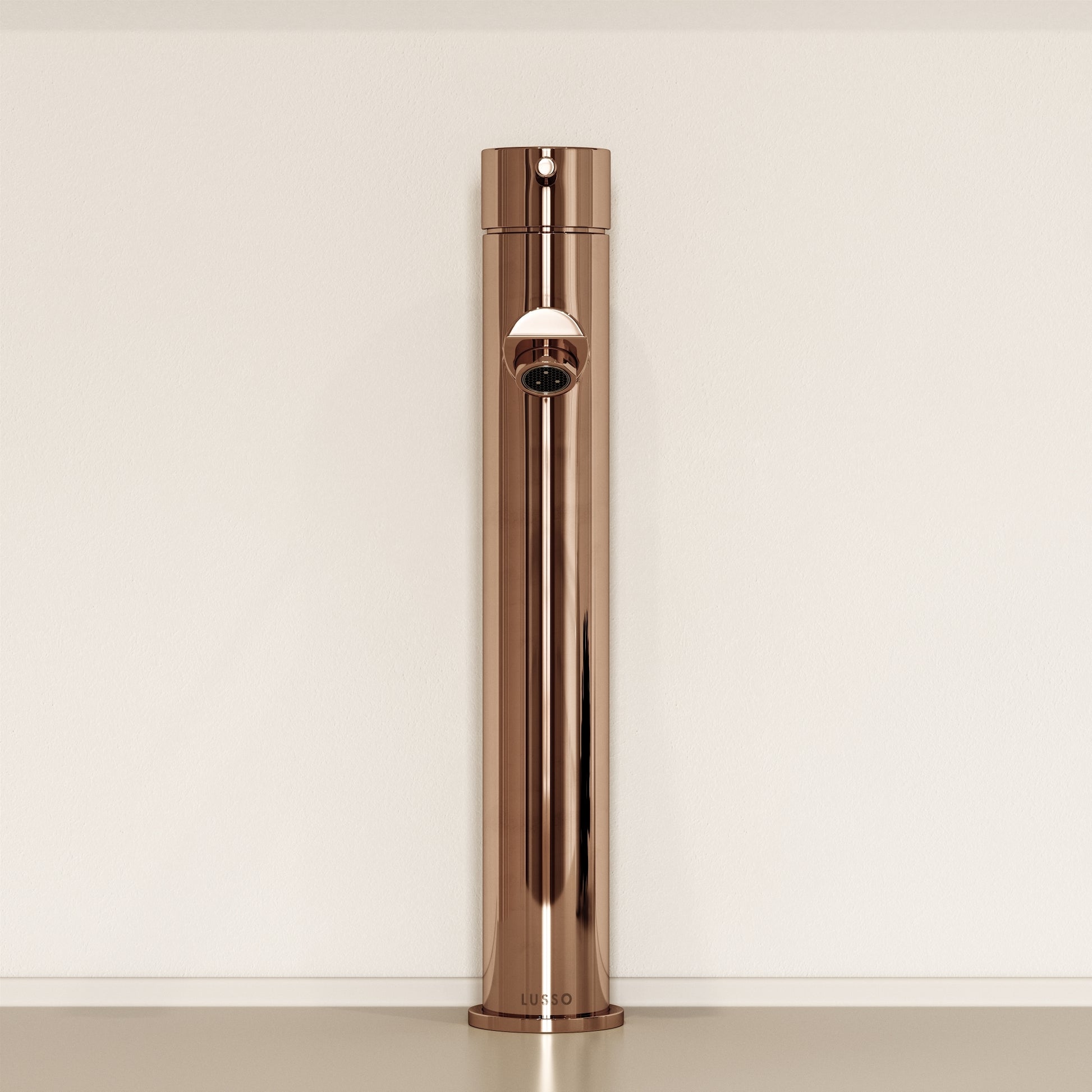 Luxe Monobloc Rose Gold Basin Tall Mixer Tap