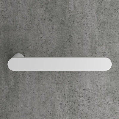 Luxe Silk Matte White Towel Bar 220mm
