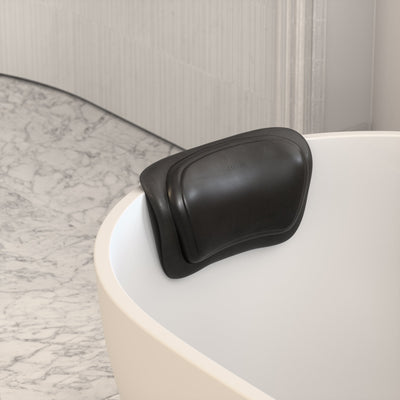 Luxury Soft Black Bath Headrest Pillow