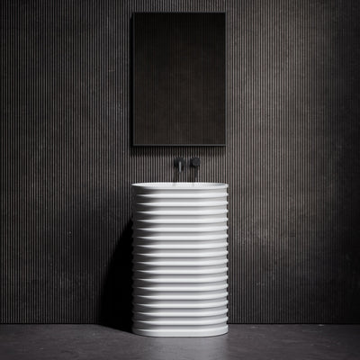 Maddox Freestanding Stone Basin 580mm