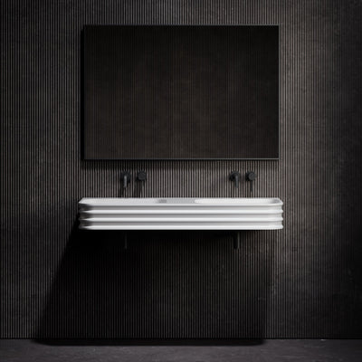 Maddox Wall Mounted Double Stone Basin 1200mm