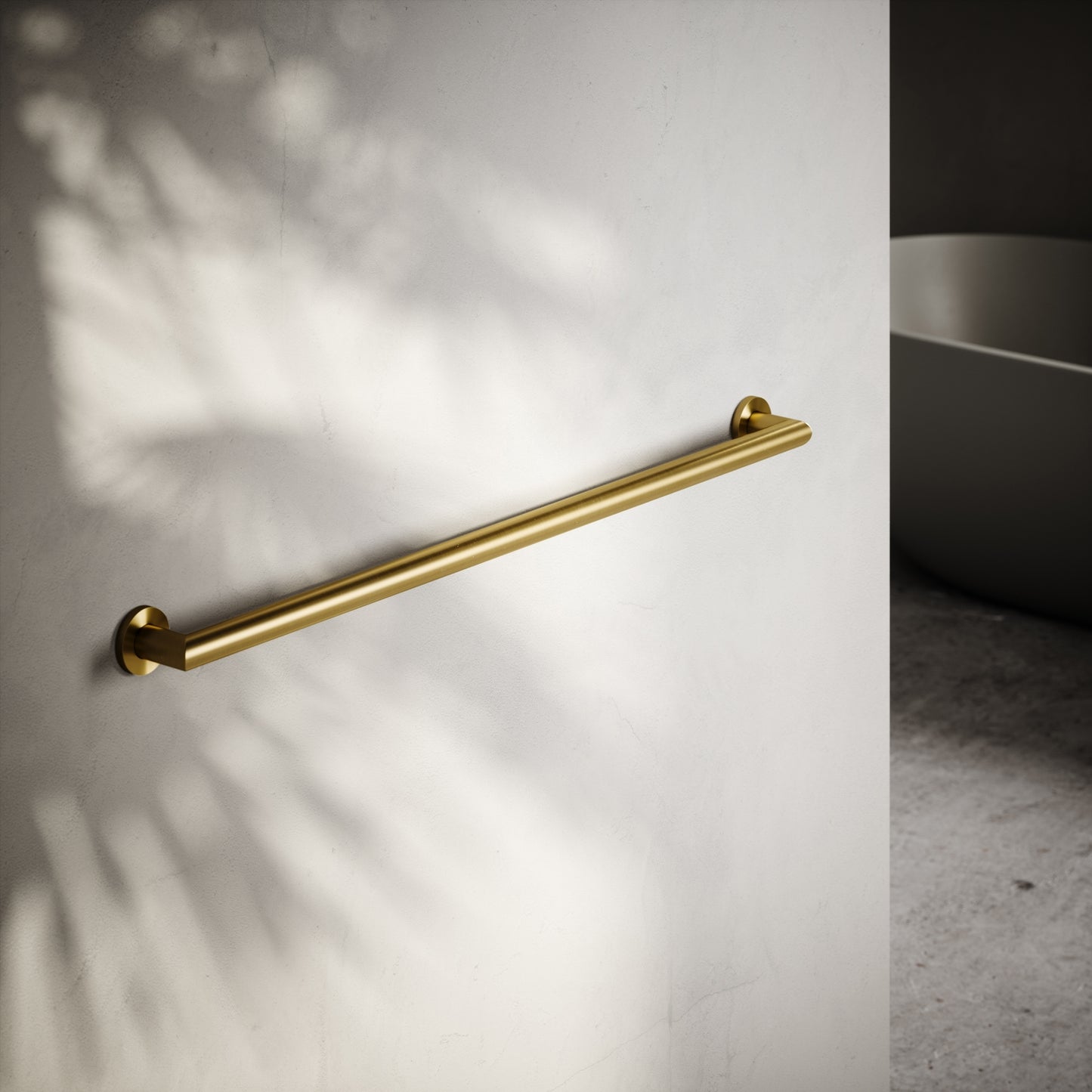 Mayfair Brushed Gold Doc M Grab Rail 1000mm