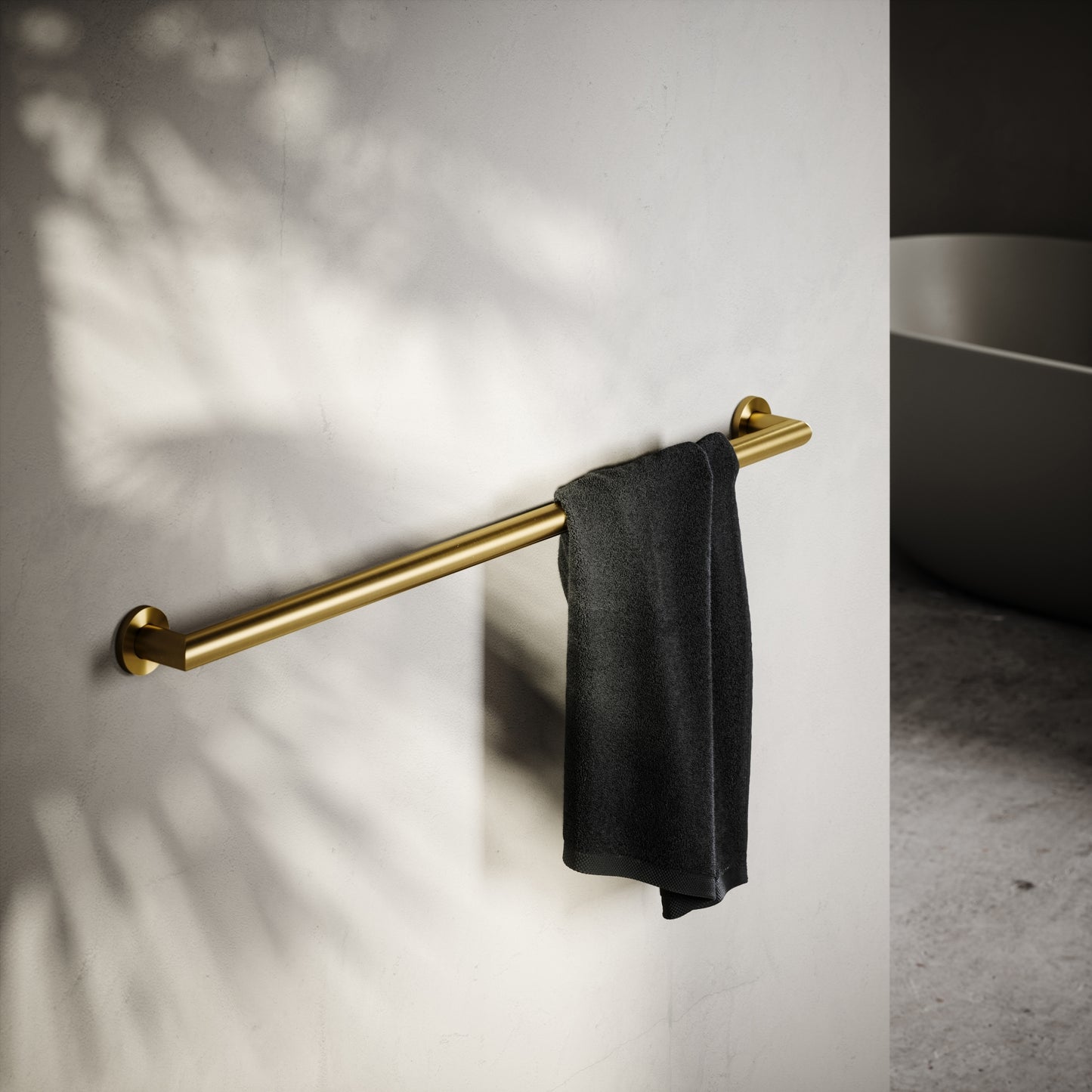 Mayfair Brushed Gold Doc M Grab Rail 1000mm