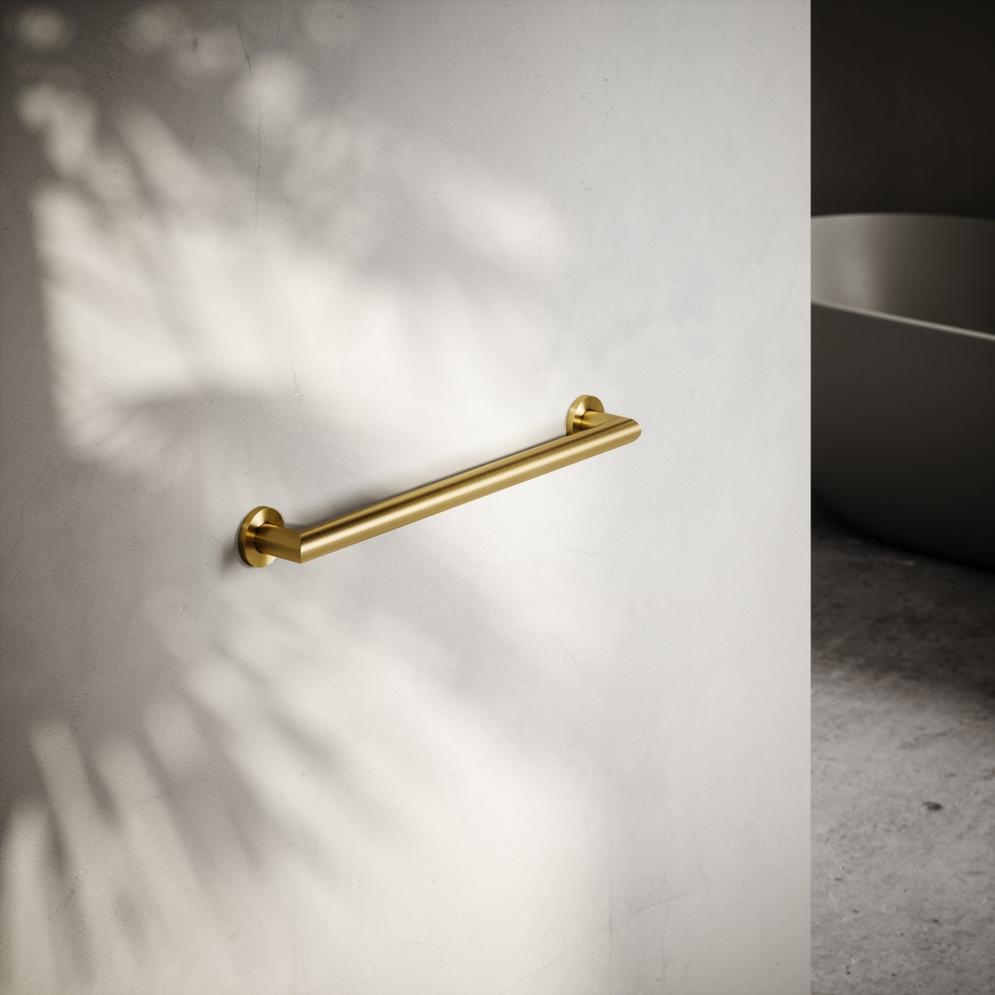 Mayfair Brushed Gold Doc M Grab Rail 600mm