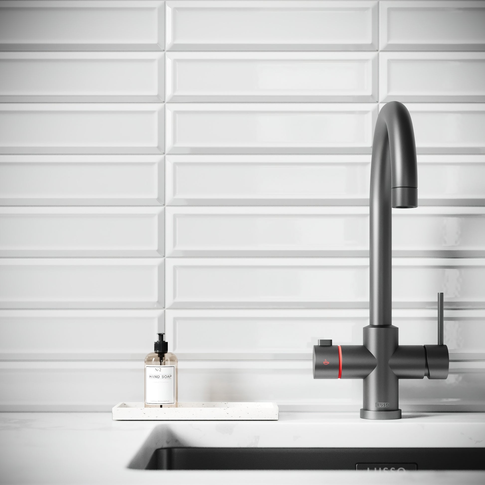 Metro Diamond White Glazed Porcelain Bevelled Wall Tile