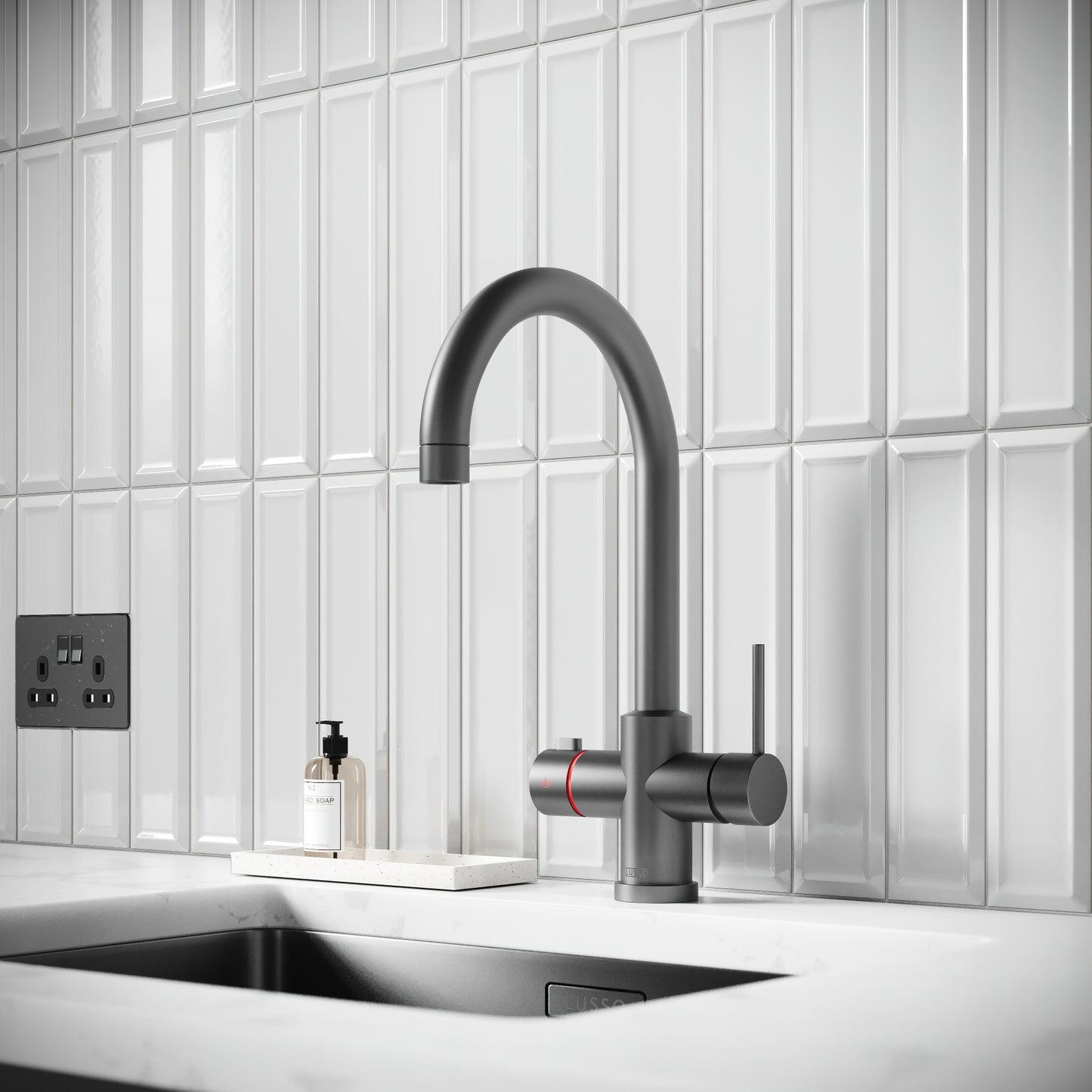 Metro Diamond White Glazed Porcelain Bevelled Wall Tile