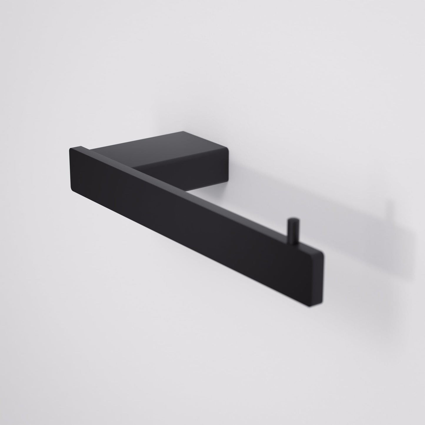 Mia Matte Black Toilet Roll Holder