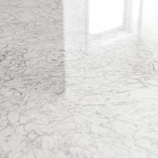 Milano High Polished Carrara Marble Wall or Floor Tile