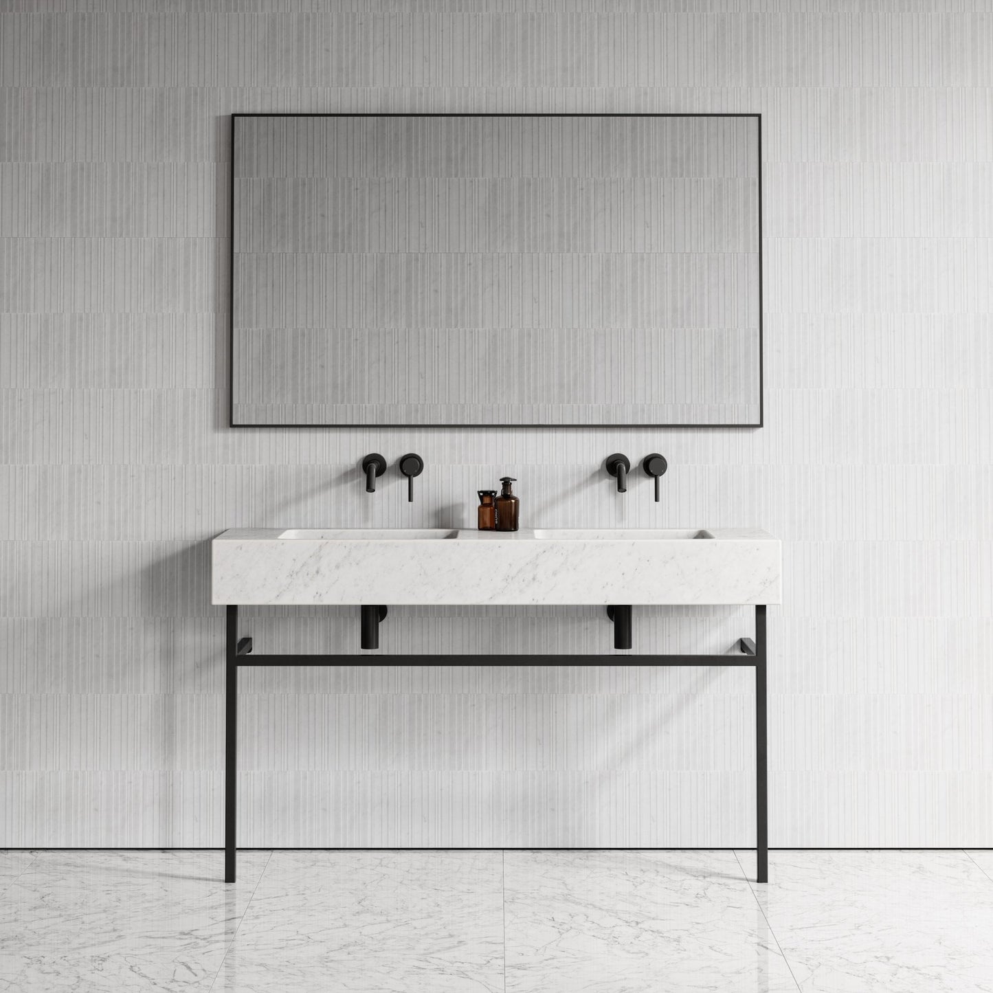 Milano High Polished Carrara Marble Wall or Floor Tile