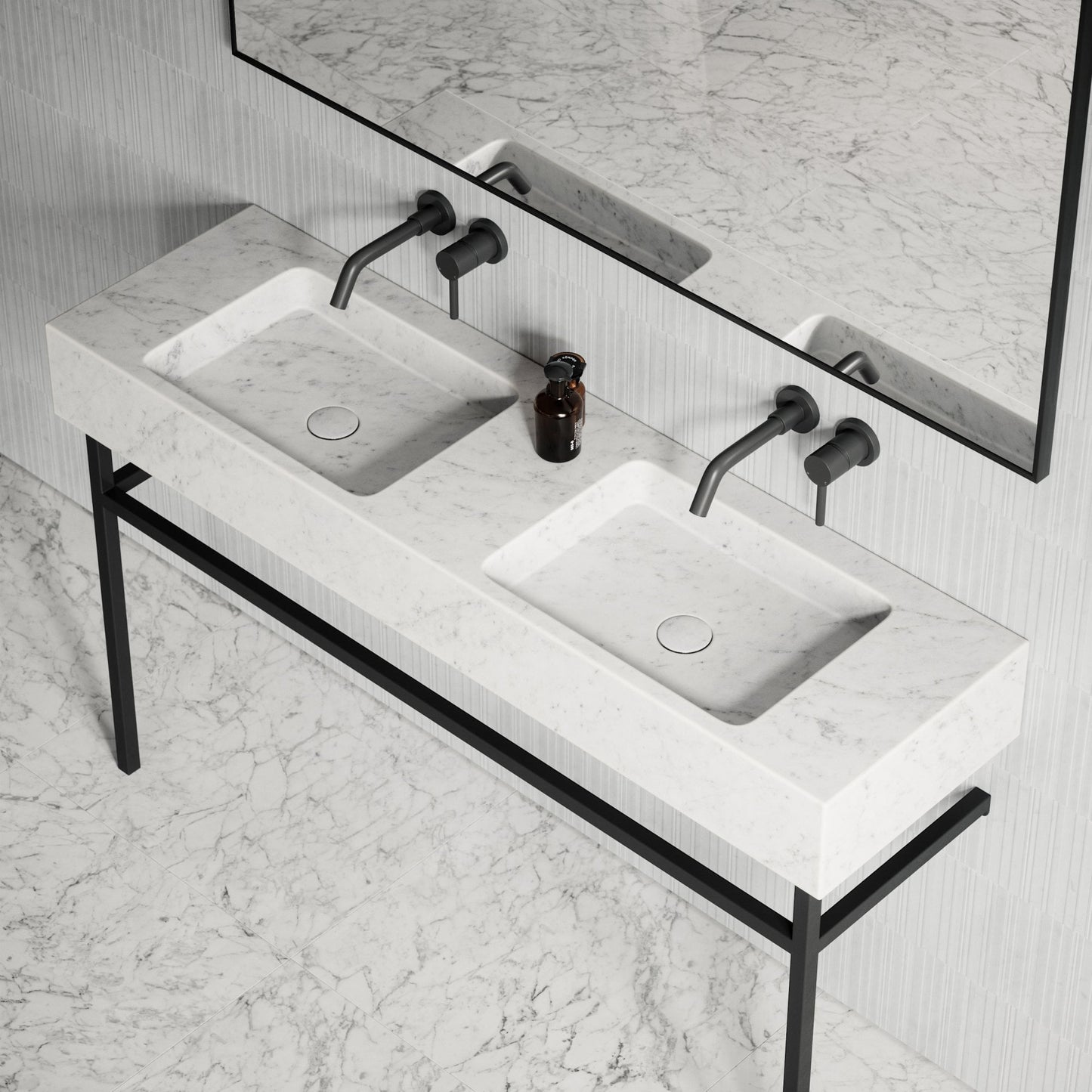 Milano High Polished Carrara Marble Wall or Floor Tile