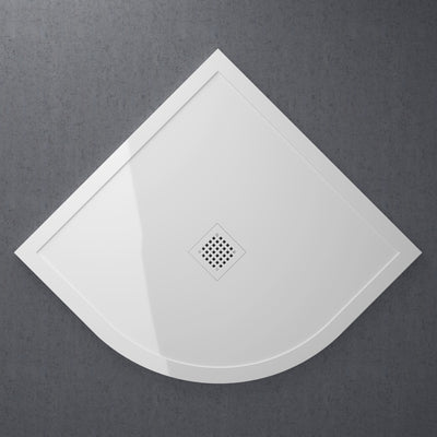 Modern Quadrant Stone Low Profile Polished Shower Tray
