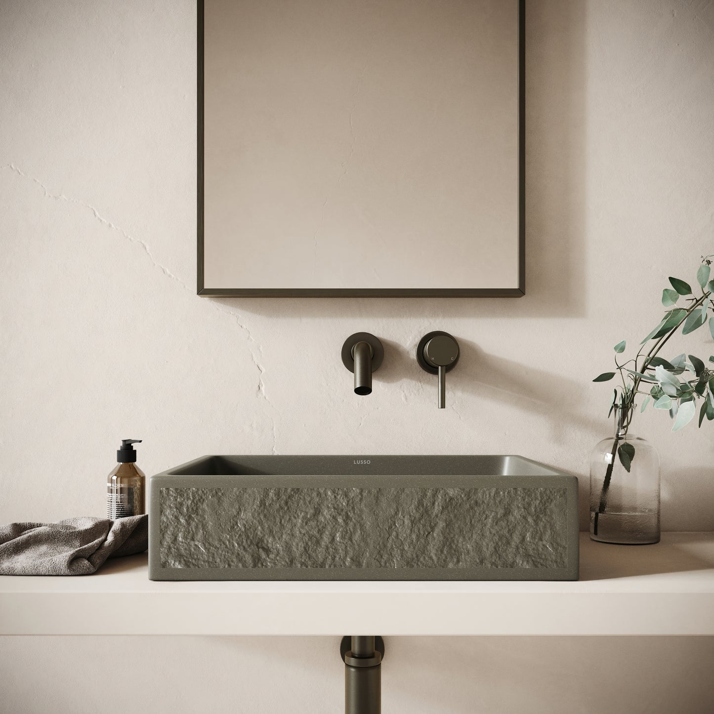 Modifica Oyster Concrete Countertop Basin 496mm