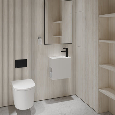 Modul Wall Hung Stone Basin 400mm