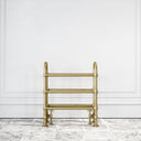 Montpelier Floor Mounted Traditional Towel Warmer Radiator Brushed Gold
