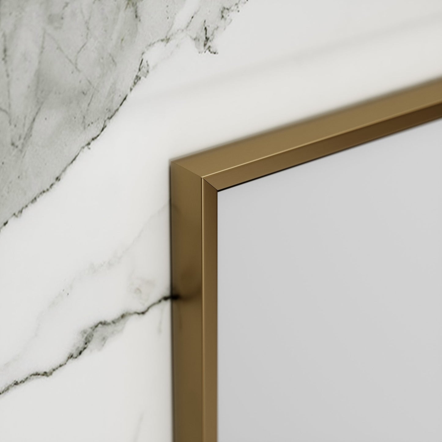 Moode Brushed Gold Mirror 800mm