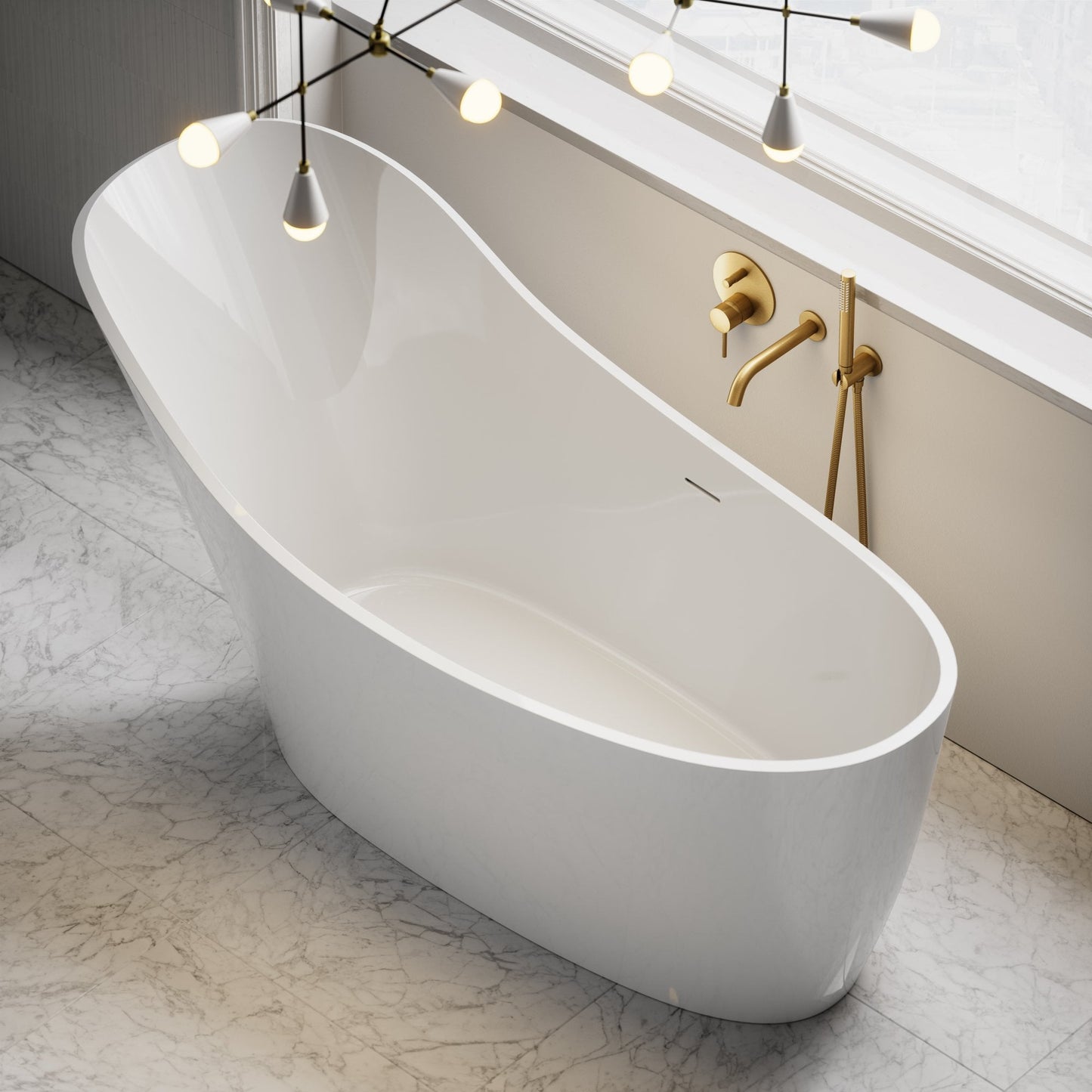 Napoli Freestanding Stone Bath 1690mm