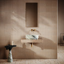 Perlato Jade Green Marble Countertop Basin 400mm