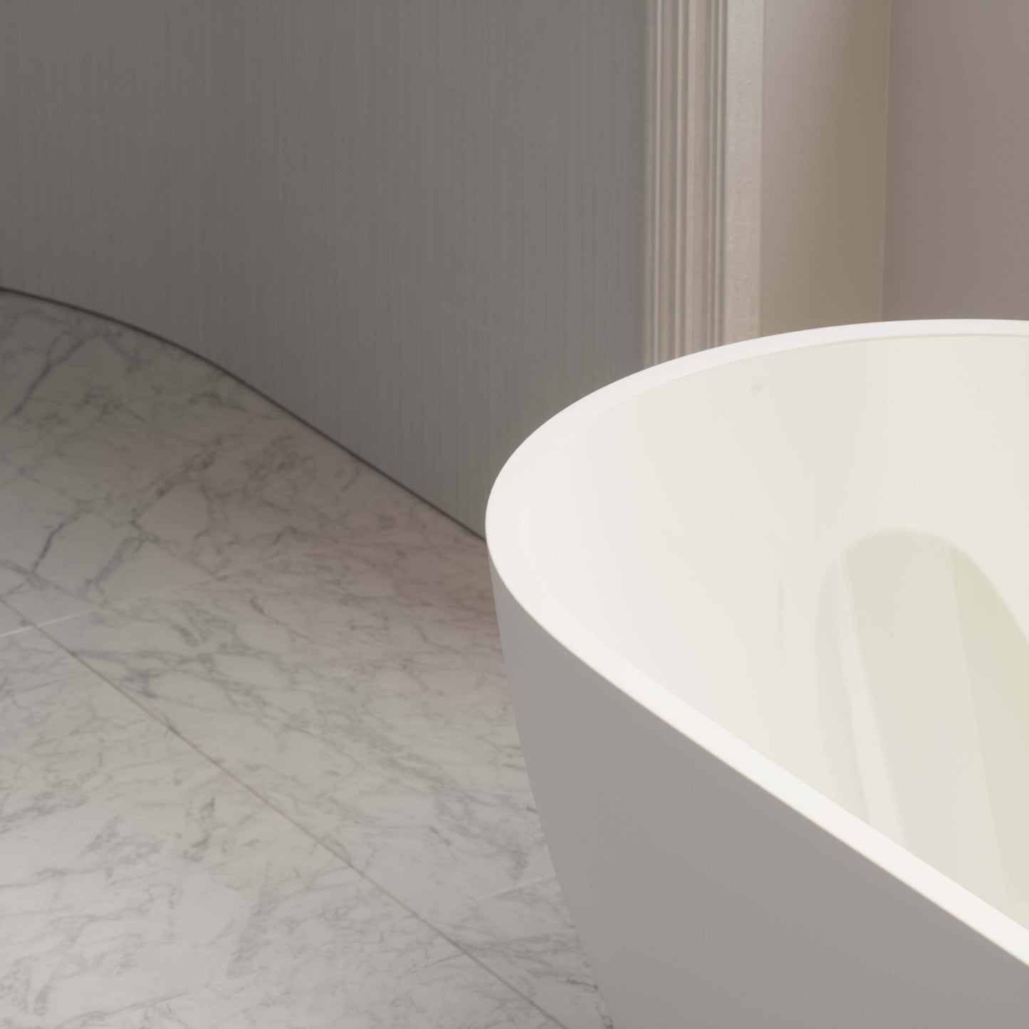 Picasso Compact Freestanding Stone Bath 1400mm