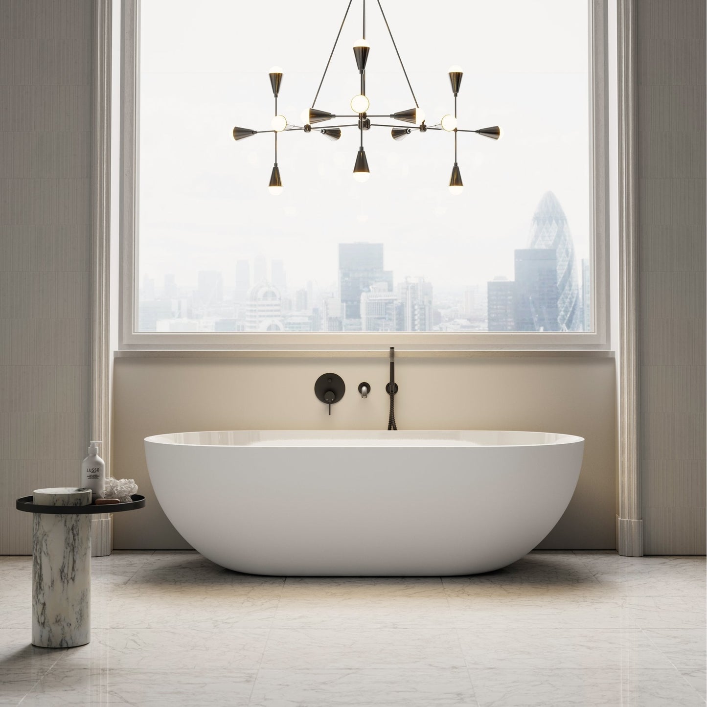 Picasso Freestanding Stone Bath 1780mm